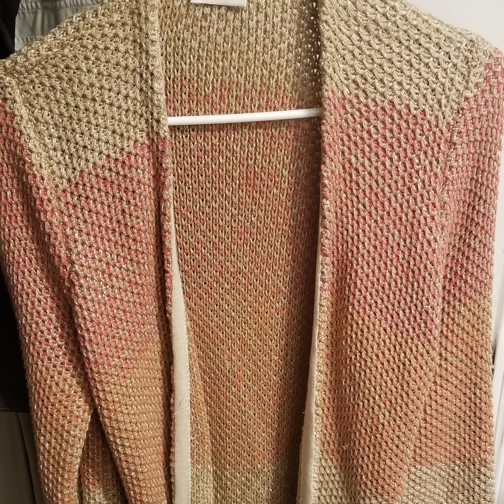 Chicos open front knitted cardigan
